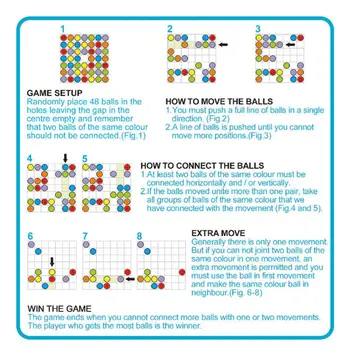 Copiii Curcubeu Mingea Eliminarea Joc de Puzzle Părinte-copil Jocuri Interactive de Familie Distractiv Joc de Masă Jucarie Copii Britbday Cadou