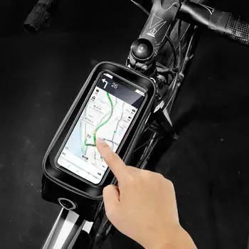 OMUL SĂLBATIC Biciclete MTB Caz de Telefon Durabil Impermeabil Ecran Tactil Saci de Biciclete de Top Tub Husă în aer liber, Ciclism Provizii Esențiale