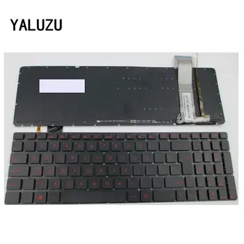 YALUZU UK Tastatura Laptop pentru ASUS GL551 GL551J GL551JK GL551JM GL551JW N551 G551 GL552 GL552J GL552JX GL552V GL552VL Iluminare din spate