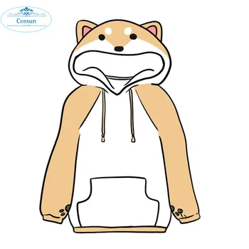 COSSUN 2020 DOGE Hanorace Shiba Inu Cute Husky Pulover cap de Câine Streetwear