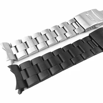 20 22mm Watchband Marginea Arc din Oțel Inoxidabil Curea Arc Gura brățară de metal band trupa ceas Pentru Seiko Diy Înlocui