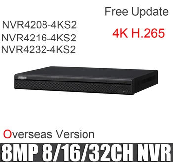 Original 4K NVR NVR4208-4KS2 NVR4216-4KS2 NVR4232-4KS2 8/16/32CH fără porturi POE Network Video Recorder