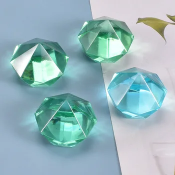 3D Cristal de Diamant Mucegai Silicon (8 Cavitate) Matriță de Rășină Bijuterii Consumabile Matrite de Silicon pentru Rășină Arta Bijuterii Cutie Breloc
