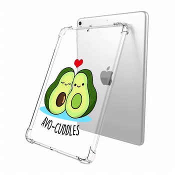 Avocado pentru Aer ipad 4 Caz Drăguț a 7-a Generație de Desene animate Mini 5 Tabletă Clar Anti-toamna PC Cover Pro 12.9 11 2020 10.5 Aer 3