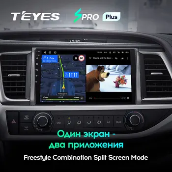 TEYES SPRO Plus Pentru Toyota Highlander 3 XU50 2013 - 2018 Radio Auto Multimedia Player Video de Navigare Nu 2din 2 din dvd