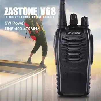 Zastone de Emisie-Receptie UHF 400-470MHZ H-1500MAh Baterie de Emisie-recepție Radio Mini Portabile Reîncărcabile Prompt Vocal 5W 16CH Două căi