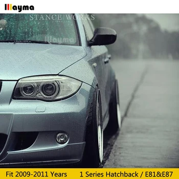 Fibra de Carbon acoperire Oglinda Pentru BMW Seria 1 Hatchback 116i 120i 130i 135i E81 E87 anul 2009-2011 Masina din spate oglindă capac (pe stick)