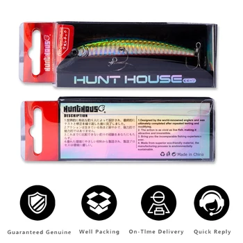 Hunthouse yozu-ri minnow mare de pescuit nada greu momeala 90mm 7,5 g artificiale swimbait crankbait pentru pescuitul bibanului de mare leurre pescar