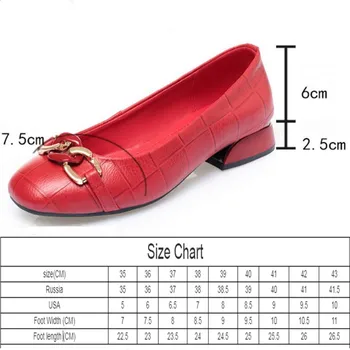 AIYUQI Femei Sutumn Pantofi 2020 Nou din Piele Deget de la picior Pătrat de Moda Profesionist Pantofi pentru Femei cu Toc mic Pantofii Roșii Femei