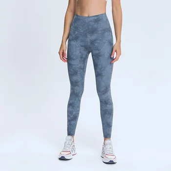 Nou nud pantaloni de yoga pentru femei in toamna / iarna 2020 imprimare jambiere antrenor fitness