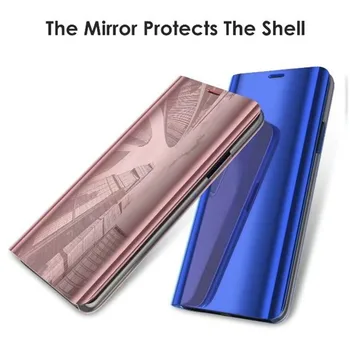 Smart Mirror Caz Flip Pentru Samsung Galaxy S10 S10e Lite S8 S9 Nota 9 8 J7 J5 J3 A3 A5 A7 2017 J4 J6 J8 A6 A8 Plus 2018 Acoperire