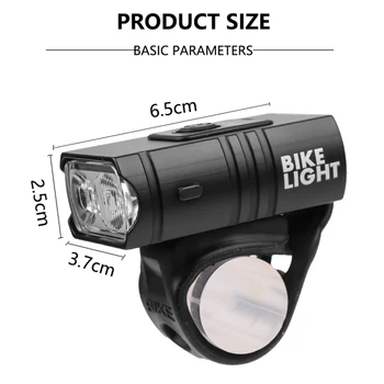 Alonefire BL05 Built-In baterie reîncărcabilă de biciclete Față de lumină set T6 USB Reîncărcabilă de iluminare din Spate cu LED-uri Faruri Bicicleta Lampa de Ciclism