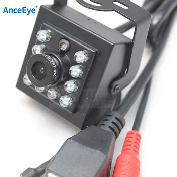 AnceEye Audio 1080P Xmeye APP IR Infraroșu viziune de noapte Mini Camera IP de Rețea Interioară, mini Webcam Camera ONVIF P2P RTSP Micro