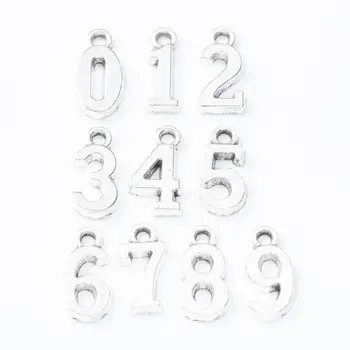 5 seturi de 10 numere de aliaj pandantive bijuterii brățară colier cu pandantive bijuterii DIY face 8291
