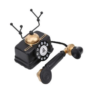 Vintage Retro De Epocă Telefon Cu Fir Cu Fir, Telefon Fix Acasă Decor Birou Ornament