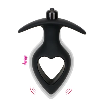 OLO Forma de Inima Vibrator punctul G Butt Plug Anal Plug Prostata Masaj Vaginal Anal Stimularea Jucărie Sexuală Pentru Femei Barbati Masturbari