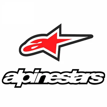 Alpinestars Astar rezistent la apa Auto-Autocolante și Decalcomanii Auto pentru Bara de protecție Caroserie Parbriz Suv Accesorii Decor KK13*4cm