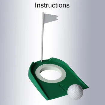 Golf Punerea Antrenor Verde Regulament Cupa Gaura Pavilion Convenabil Practice Interior Casă Curte În Aer Liber Practică De Formare Trainer Sida