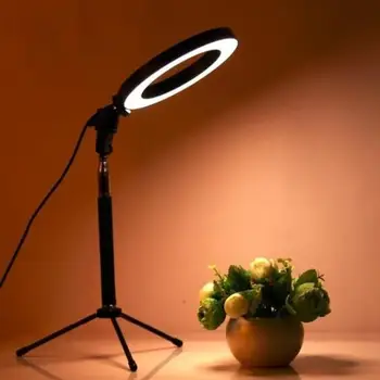 20/26CM LED 3 Moduri de Selfie Lumina pentru iPhone Trepied și Suport de Telefon Inel de Fotografie Lumina Camera LED Lumina de Umplere pentru Video de Fotografie