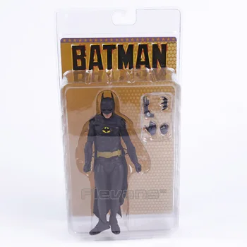 NECA 1989 Bruce Wayne Michael Keaton a 25-a Aniversare PVC figurina de Colectie Model de Jucărie