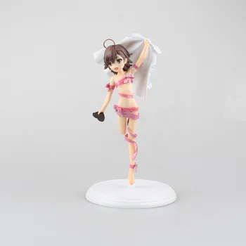 24cm Misaka Mikoto Electro Master Toaru Kagaku Nu Railgun de costume de Baie Bikini PVC Model de Desene animate Anime Acțiune Figura Jucarii