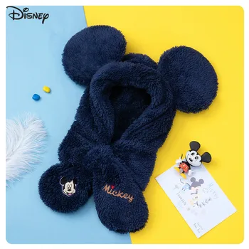 Disney Mickey Minnie Beanie Copii Pălării Eșarfă și Pălărie Integrat Fete Pălării de Iarnă Copilul Băiat Pălărie Copil Recuzită Fotografie