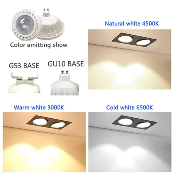 Mai multe Culori AR111 lumina reflectoarelor LED 25W ES111 sursa de Lumina alb Cald alb Rece, alb Neutru iluminat 220V design nou G53 GU10
