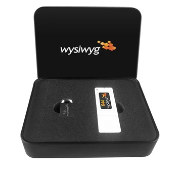 Update 2 Wysiwyg R44 Iluminat 3D Efectua cheie Controller Dmx512 dongle USB Interfață Dj Disco etapa lumina Efect de Scena Consola