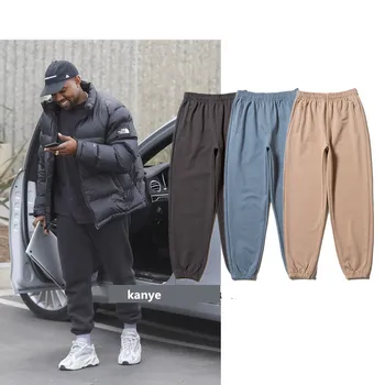 Kanye West SEZONUL 6 TRACKPANTS 3 Culori 2019 New Sosire Skateboard Bărbați Picioarele Înguste de Bumbac, pantaloni de Trening Hip Hop SEZONUL 6 Pantaloni