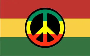 Rasta Simbol de Pace Jamaica Flag cu cadou personalizat 3x5ft poliester pavilion
