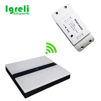 Igreli Touch cu Ecran de Lumina de Control de la Distanță Stick Switch Wireless RF433 Releu Receptor de Putere AC90v-250v 5A Transmițător Controller