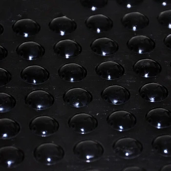 500 BUC 8*2,5 mm autoadezive, negru Moale, Anti-Alunecare, Rotunjite Bare de protectie de Silicon Picioare de Cauciuc Tampoane Adezive din Silicon Absorbant de Șocuri