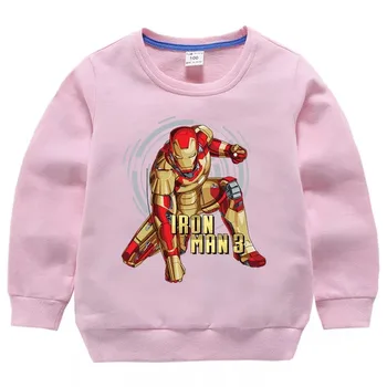 Desene Animate Disney Avengers Marvel Super-Erou Iron Man Hanorace Baieti Tricou Copii, Treninguri Copii Copilul Hoodie Pulover De Sus
