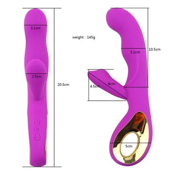 Lance vibratoare Femei Masturbare Dispozitiv de sex Feminin G Punctul Culminant Încărcare Vibrator Consumabile pentru Adulți