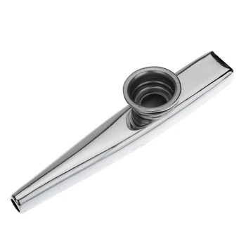 Kazoo Aliaj De Aluminiu De Metal Cu 5 Buc Cadouri Flaut Diafragma Pentru Copii Îndrăgostiții De Muzică, Violet Și Albastru & Argintiu(3)