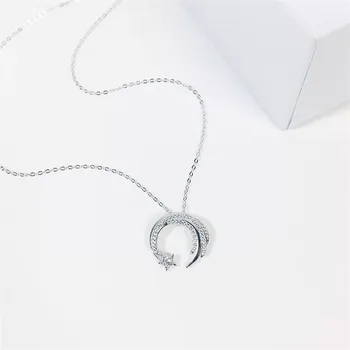 Nou, original, de Culoare Argintie alunecare meteorit care se încadrează micro-colier încrustat Meteor Garden moda bijuterii