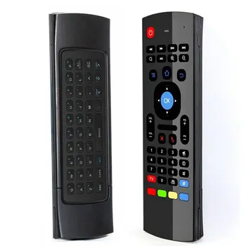 Universal 2.4 G Wireless Air Mouse Giroscop de Control Vocal de Detectare Tastatura Mini Control de la Distanță Pentru PC, Android TV Box față-Verso