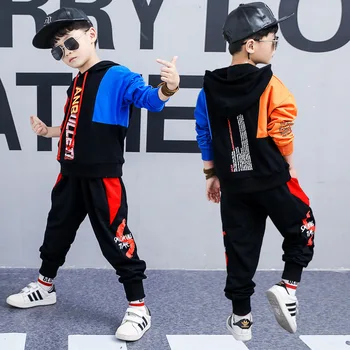 2019 Băiatului Costum de Primăvară, Doi Copii ' Long Sleeve Costume de Sport Nou-coreean de Îmbrăcăminte pentru Copii