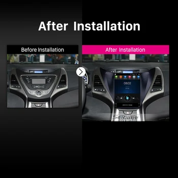 Seicane 9.7 inch Android 9.1 pentru 2012 2013 Hyundai Avante Elantra Radio Auto AutoStereo de Navigare GPS Multimedia Player