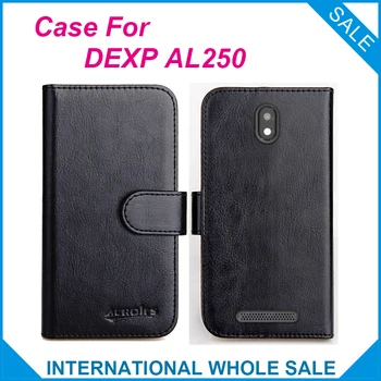 DEXP AL250 Caz 6 Culori Flip Sloturi Portofel din Piele de Cazuri Pentru DEXP AL250 Acoperi Sloturi Telefon Sac de Card de Credit