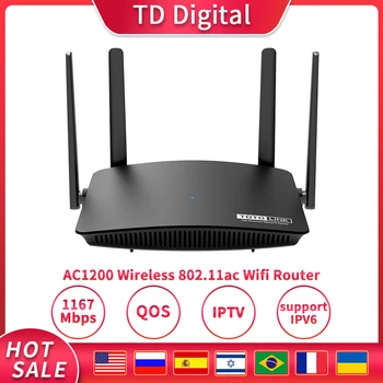 TOTOLINK A720R Router Wireless 2.4 G&5G Dual Band Repetor Wifi 802.11 ac Router-ul de Suport IPTV,QOS,Controlul App
