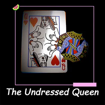 Cea De-A Dezbrăcat Regina Trucuri Magice Carte De Joc Magician Până Aproape De Strada Iluzie Truc De Mentalism Puzzle Jucărie Amuzant Magia Card