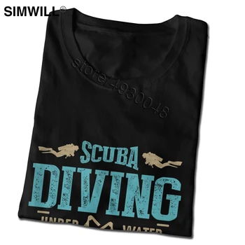 Vintage Scuba Diving Tricou Retro Unic Scafandru Tee Maneci Scurte Din Bumbac Imprimare Tricou Tendință Se Arunca Cu Capul Fanii Tricou Haine Cadou Topuri