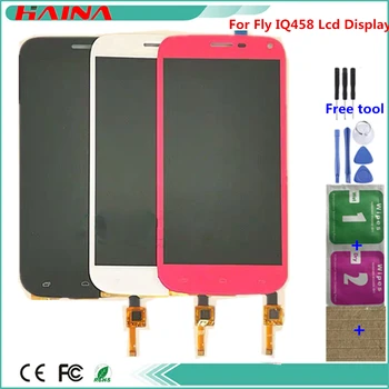 Lcd + touch Telefon Pentru Fly Iq458 Quad LCD Display Cu Touch Screen Digitizer Înlocuirea Ansamblului Cu Instrumente
