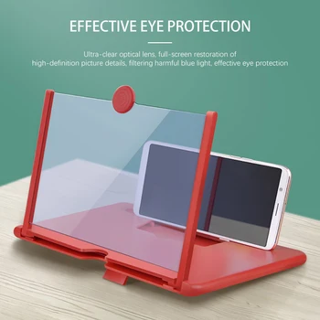 Ecran 3D Amplificator Portabil Telefon Mobil Lupă HD Ridice Ochii de Protectie Suport Pentru Video, Ecran de Pliere Extinsă