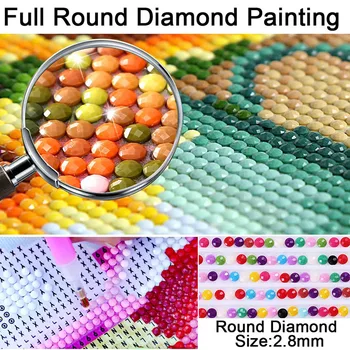 DIY 5D Diamant Pictura Animal Diamant Broderie Tigru Full Cross Stitch Rundă Completă de Foraj Mozaic Stras Arta de Perete Decor Acasă