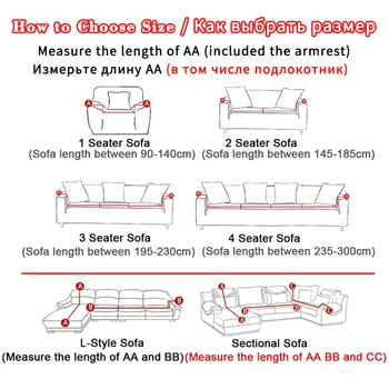 Întinde canapea acoperi all-inclusive spandex acoperi living cu canapea în formă de L, cotiera canapea coperta single / duble / trei / patru