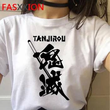Demon Slayer T-Shirt Femei Graphic Top Teuri Kimetsu Nu Yaiba t shirt Anime Japonez Tricou Harajuku Punk femei plus dimensiune imprimare