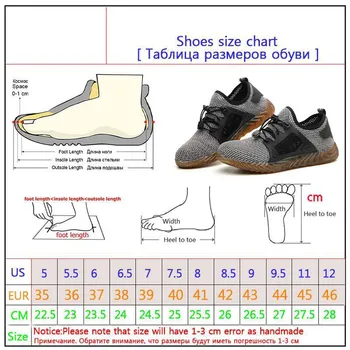 Pantofi de sex masculin Respirabil ochiurilor de Plasă de Siguranță Pantofi Barbati Lumina Adidas Indestructibil Oțel Deget de la picior Moale Anti-piercing Cizme Pantofi de Lucru