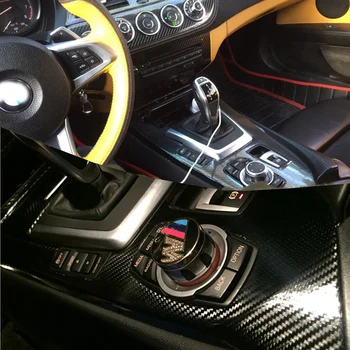 Pentru BMW Z4 E89 2009-2016 Interior Panou de Control Central Mânerul Ușii 3D/5D Fibra de Carbon Autocolante, Decalcomanii Auto styling Dotari